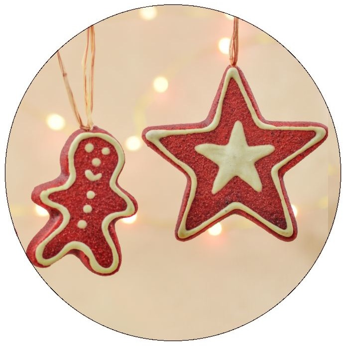 Christmas Cookies Pinback Buttons and Stickers