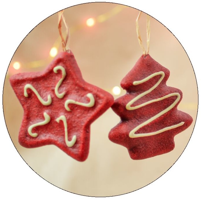 Christmas Cookies Pinback Buttons and Stickers