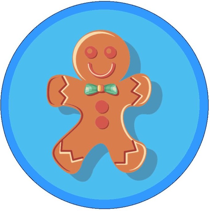 Christmas Cookies Pinback Buttons and Stickers