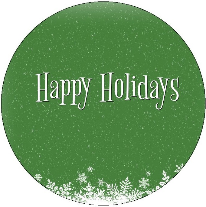 Merry Christmas Pinback Buttons and Stickers