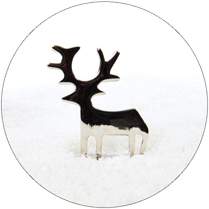 Raindeer Pinback Buttons and Stickers