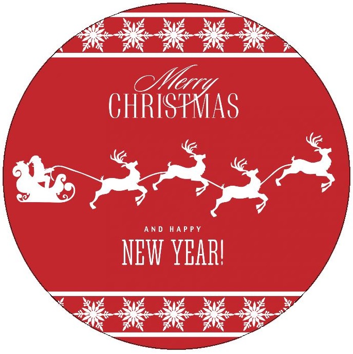 Raindeer Pinback Buttons and Stickers
