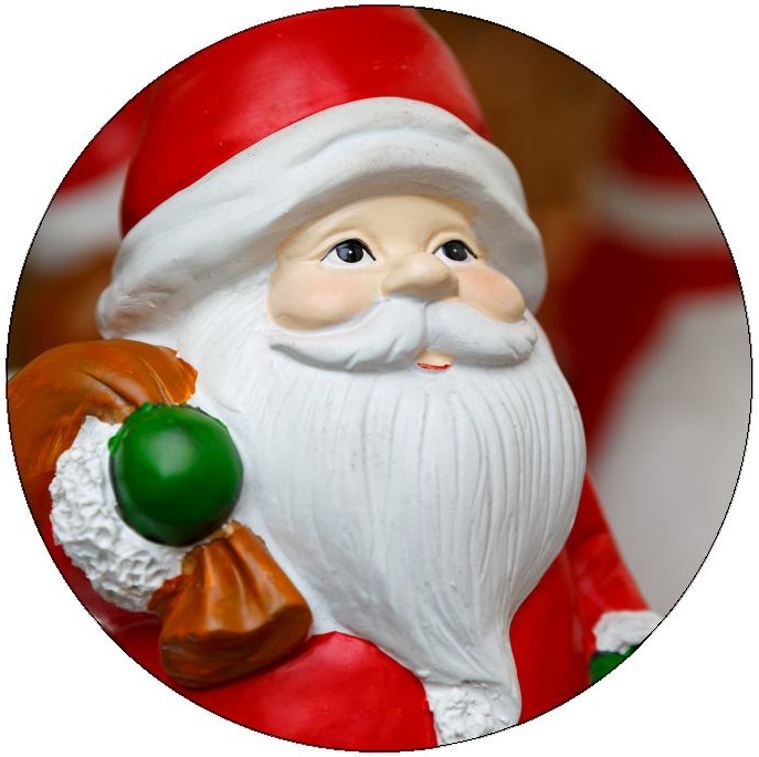 Santa Clause Christmas Pinback Buttons and Stickers