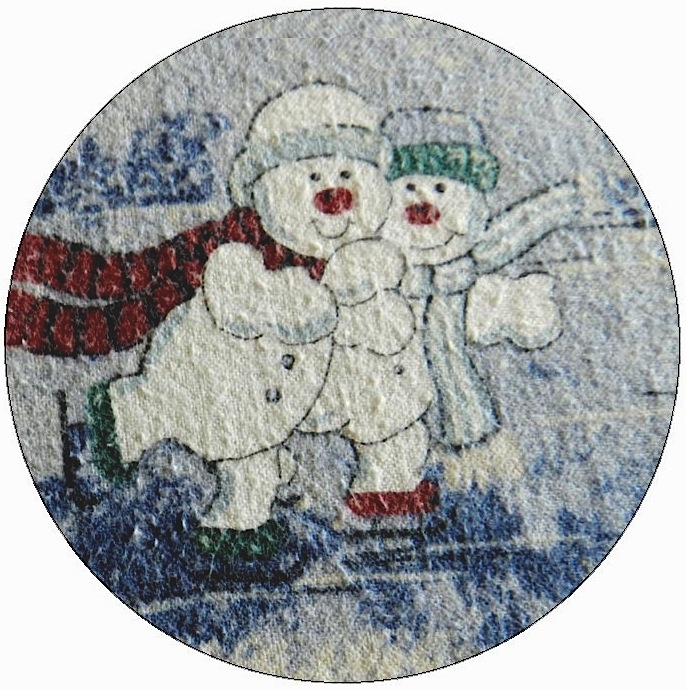 Christmas Snowman Pinback Buttons and Stickers