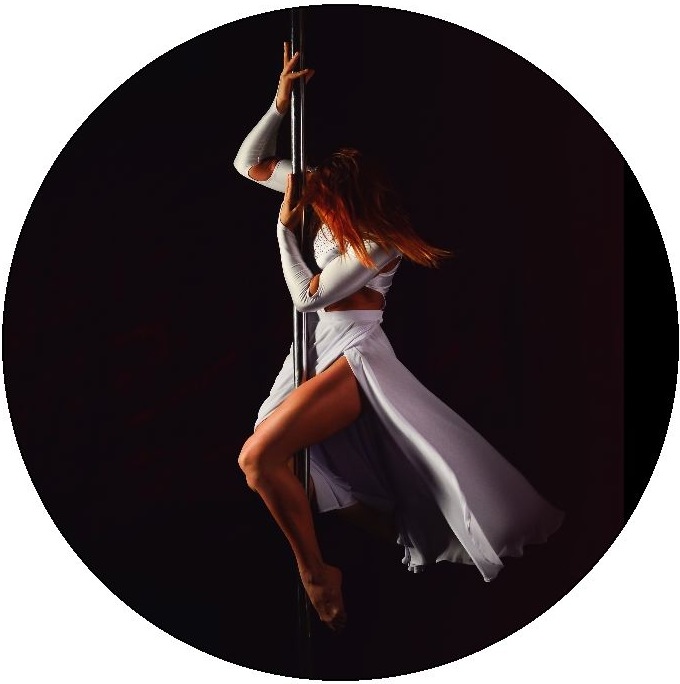 Pole Dance Pinback Buttons and Stickers