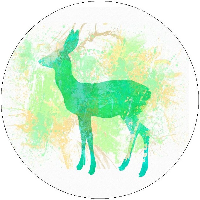 Deer Pinback Buttons and Stickers