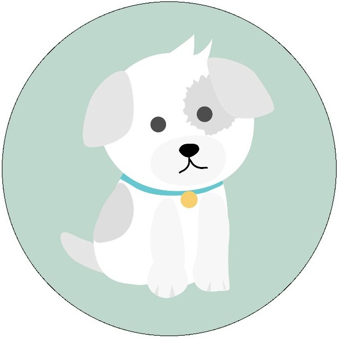 Dog Photo Pinback Buttons and Stickers