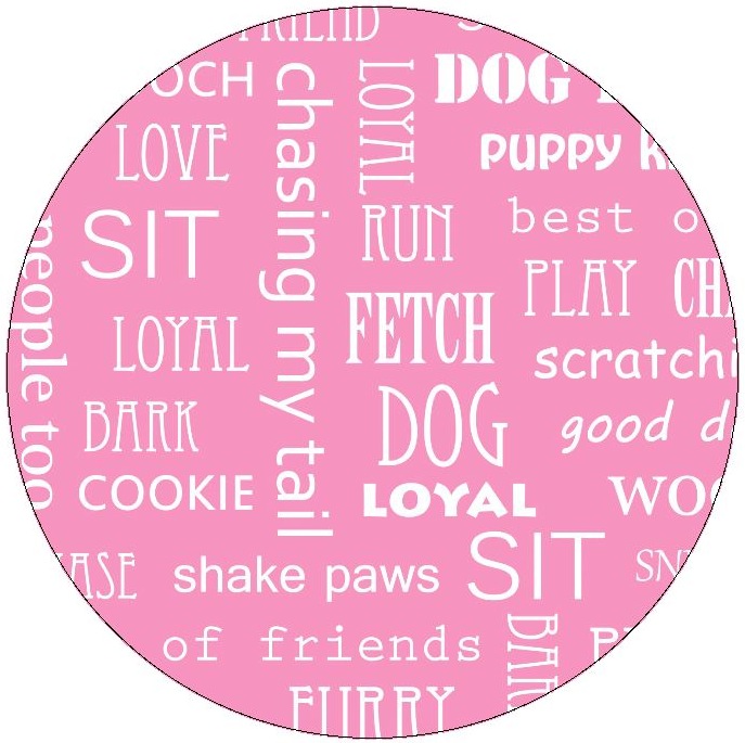 Words Drawing Pinback Buttons and Stickers