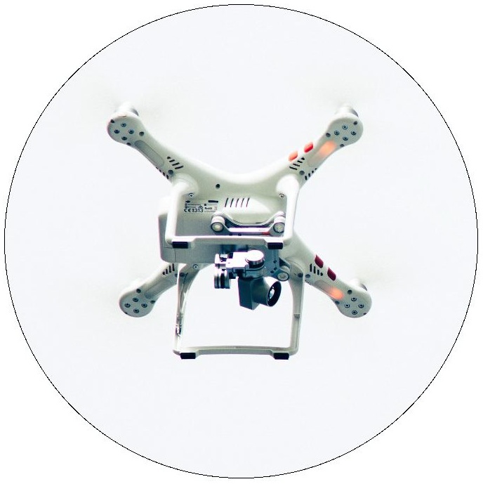 Drone Pinback Buttons and Stickers