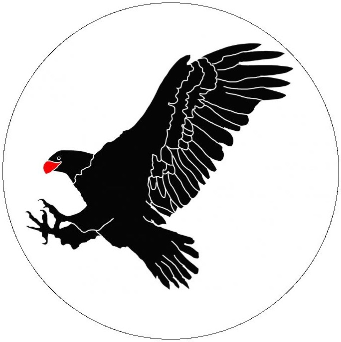 Eagle Silhouette Pinback Buttons