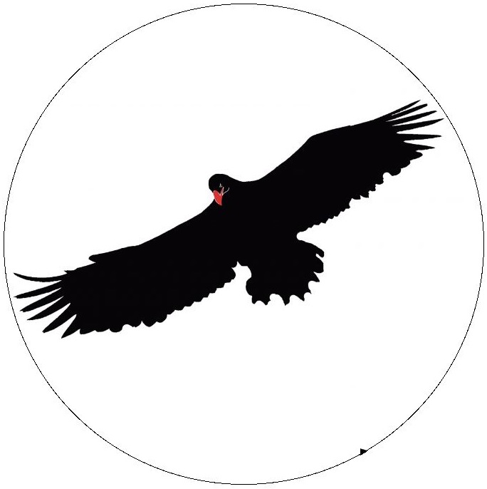 Eagle Silhouette Pinback Buttons