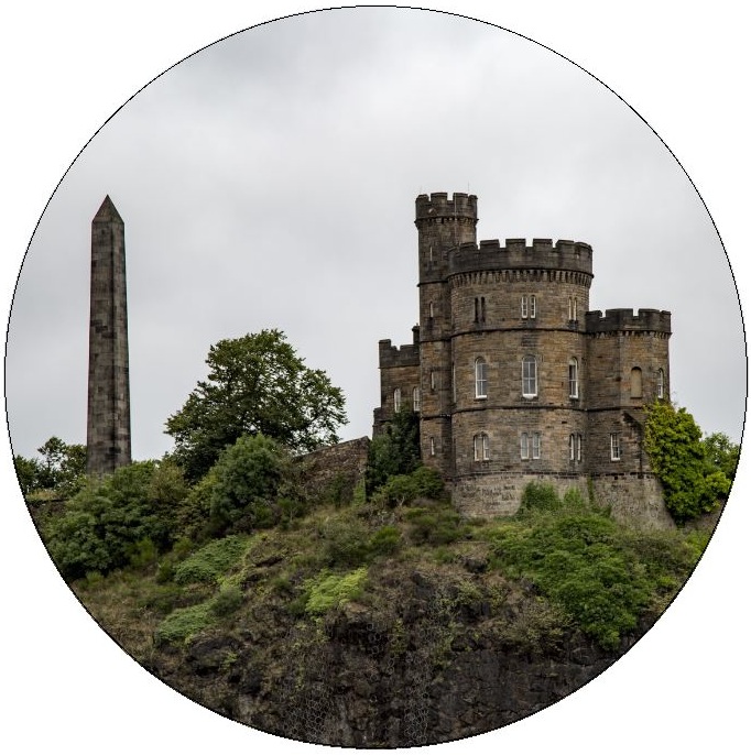 Edinburgh Scotland Pinback Buttons and Stickers