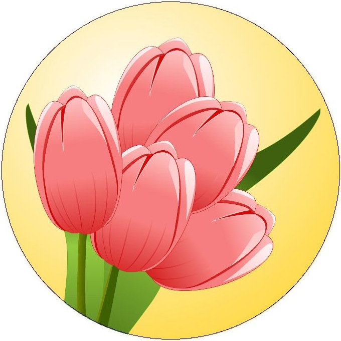 Flower Pinback Buttons and Stickers