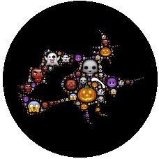 Halloween Pinback Buttons and Stickers