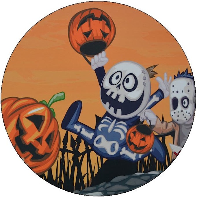 Halloween Pinback Buttons and Stickers