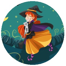 Halloween Pinback Buttons and Stickers