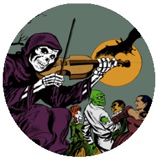 Halloween Pinback Buttons and Stickers