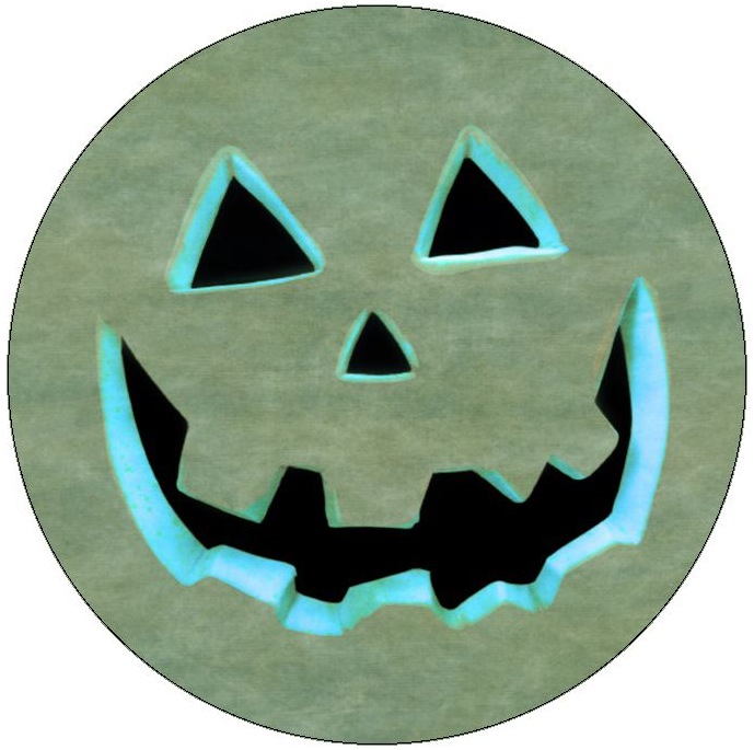 Halloween Pumpkin Pinback Buttons and Stickers