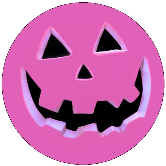 Halloween Pumpkin Pinback Buttons and Stickers