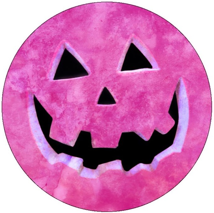 Halloween Pumpkin Pinback Buttons and Stickers