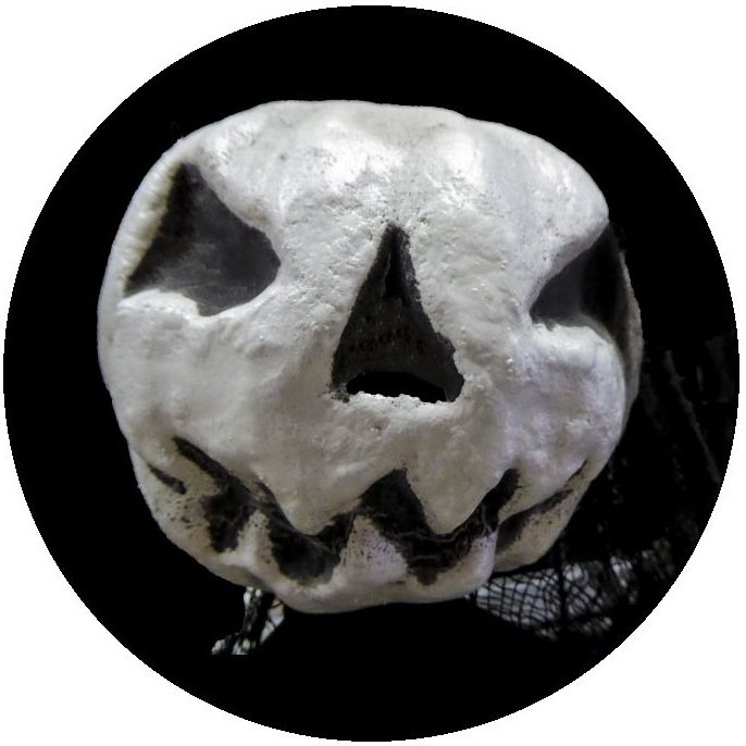 Halloween Pumpkin Pinback Buttons and Stickers