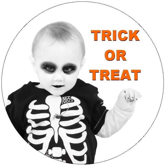 Halloween Kids Pinback Buttons and Stickers