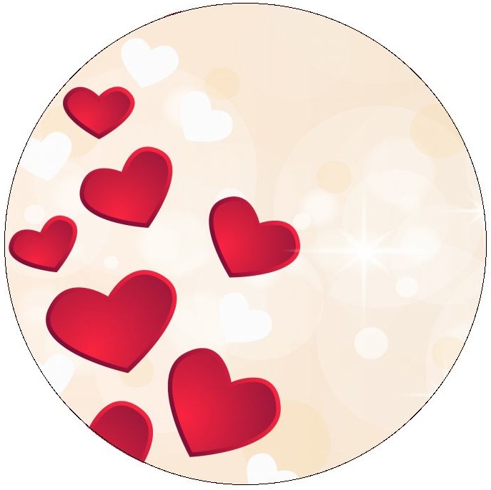 Heart Pinback Buttons and Stickers