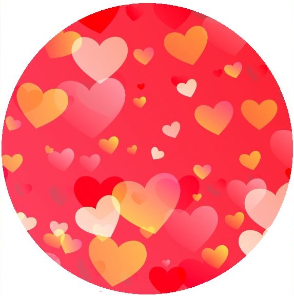 Heart Pinback Buttons and Stickers