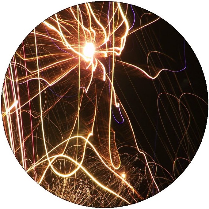 Fireworks Pinback Button