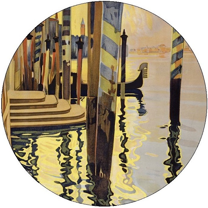 Venice Pinback Buttons and Stickers