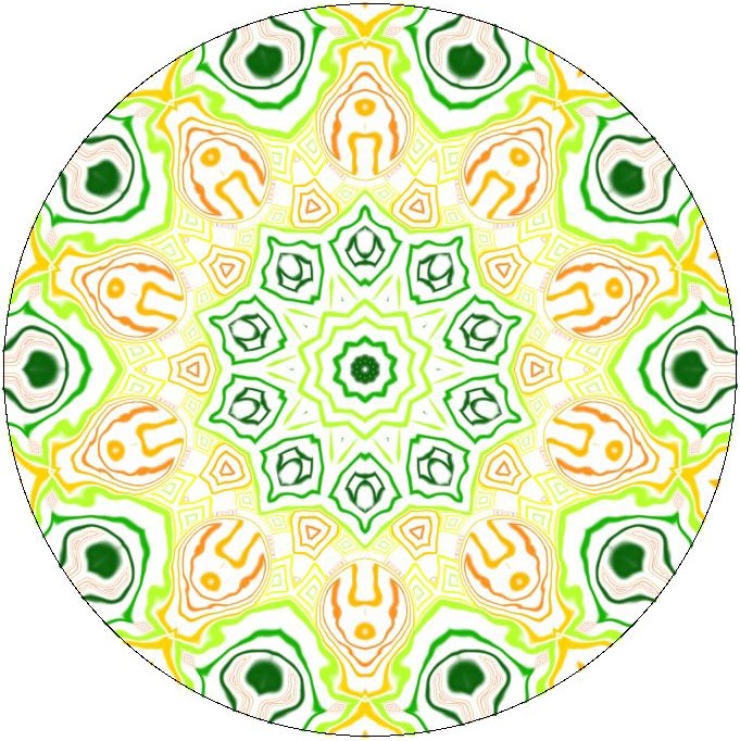Kaleidoscope Pinback Buttons and Sticker