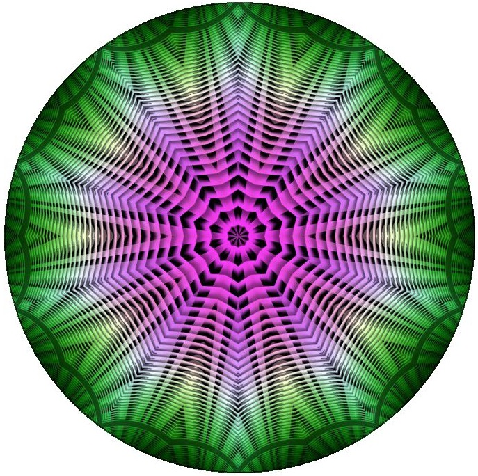 Kaleidoscope Pinback Buttons and Sticker