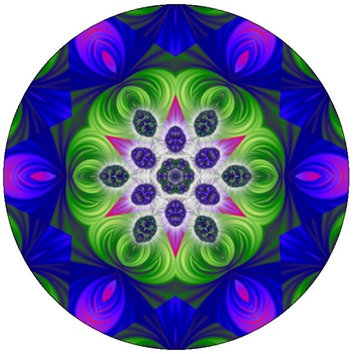 Kaleidoscope Pinback Buttons and Sticker