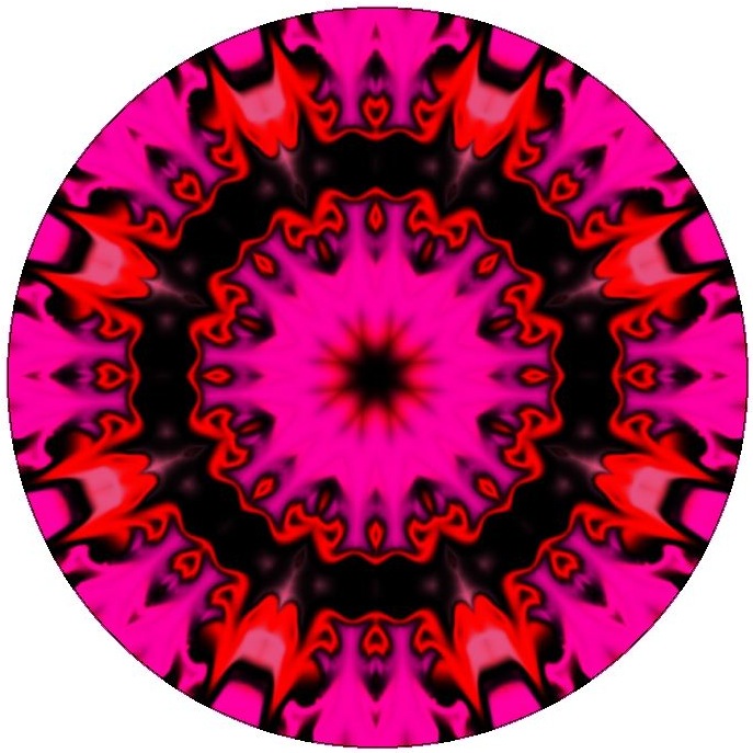 Kaleidoscope Pinback Buttons and Sticker