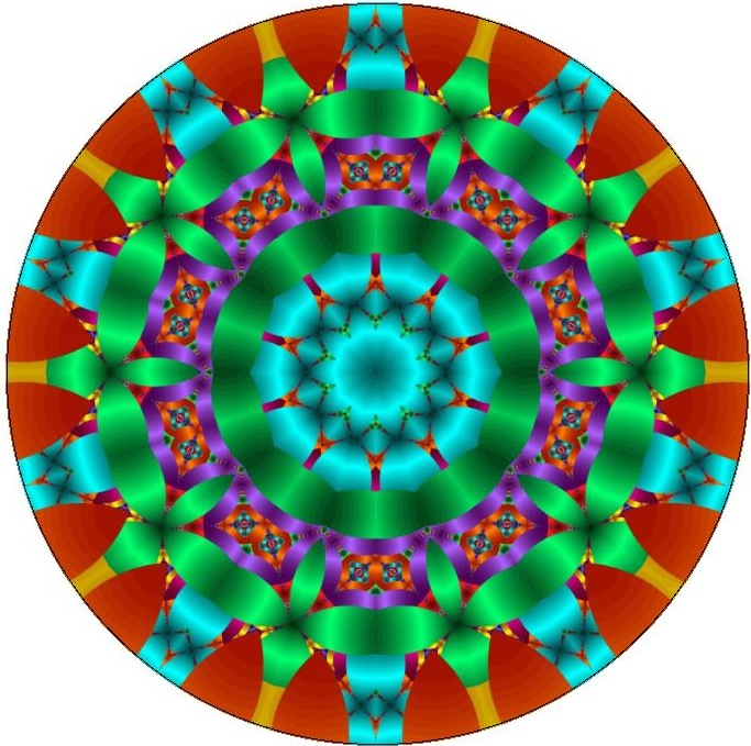Kaleidoscope Pinback Buttons and Sticker