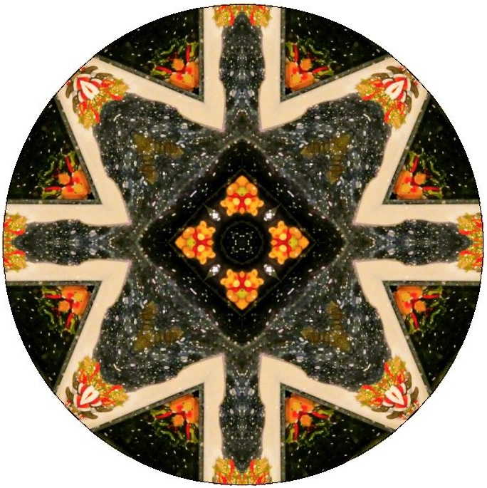 Kaleidoscope Pinback Buttons and Sticker