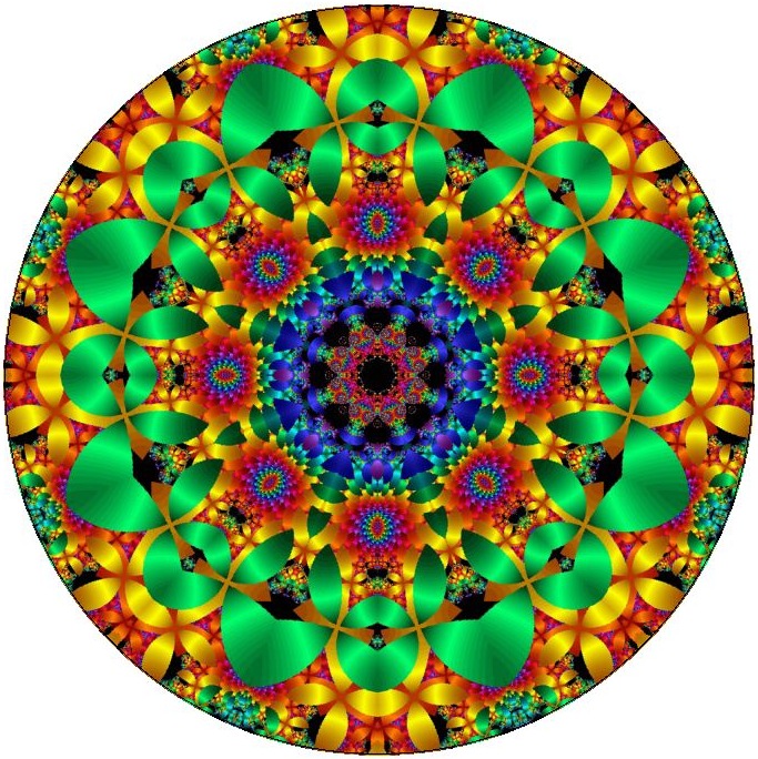 Kaleidoscope Pinback Buttons and Sticker