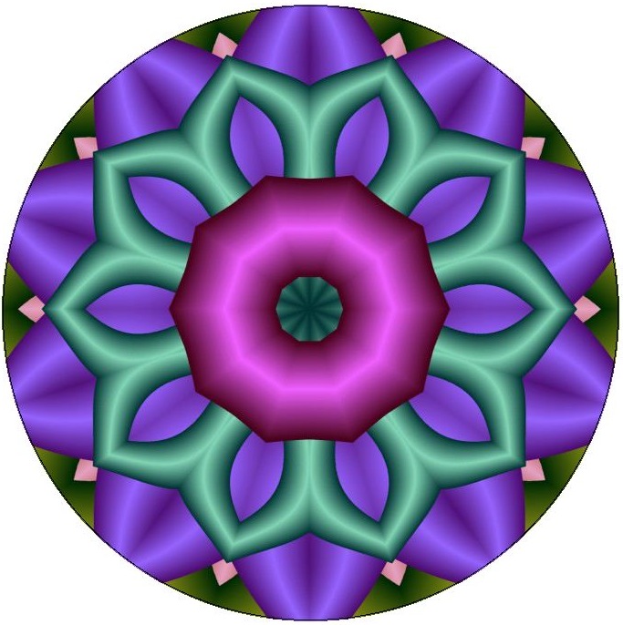 Kaleidoscope Pinback Buttons and Sticker