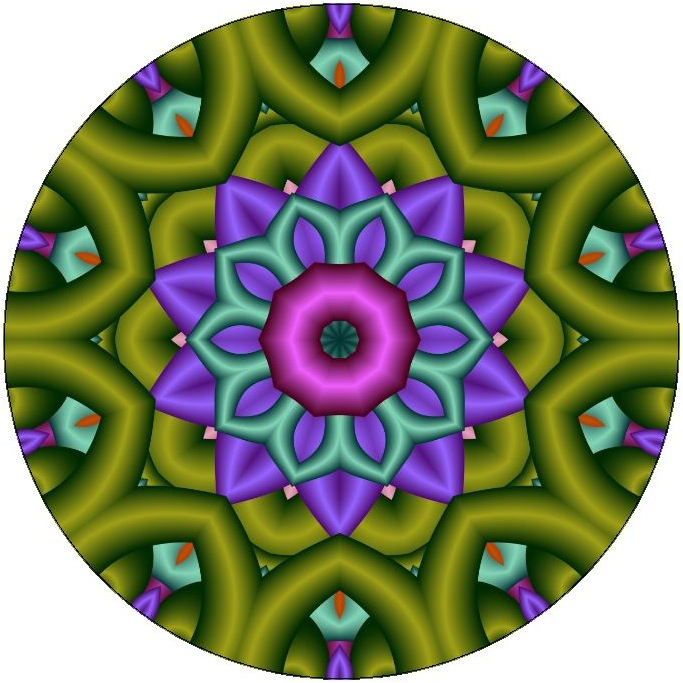 Kaleidoscope Pinback Buttons and Sticker