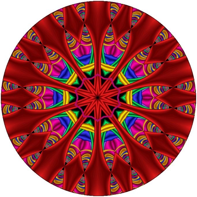 Kaleidoscope Pinback Buttons and Sticker