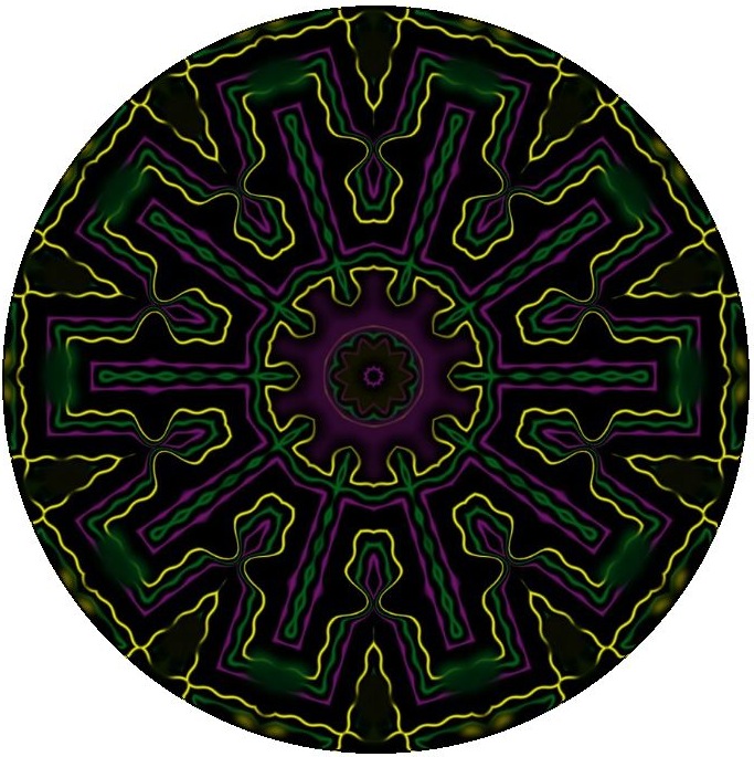Kaleidoscope Pinback Buttons and Sticker