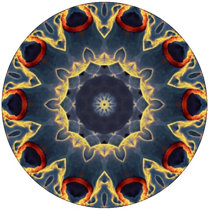 Kaleidoscope Pinback Buttons and Sticker