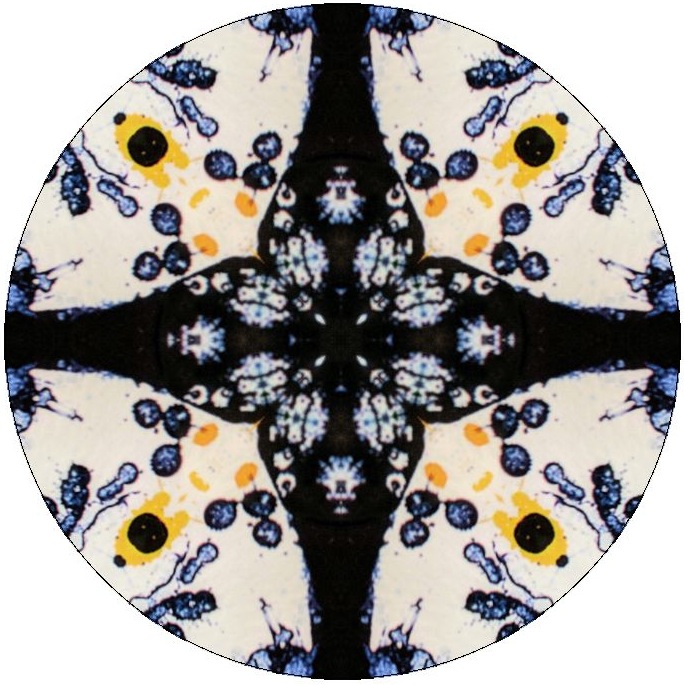 Kaleidoscope Pinback Buttons and Sticker
