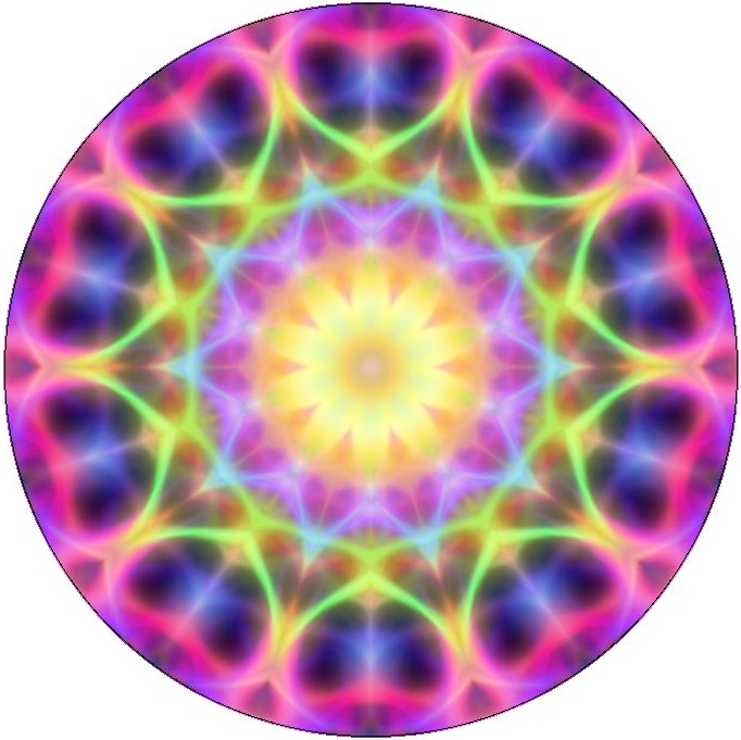 Kaleidoscope Pinback Buttons and Sticker