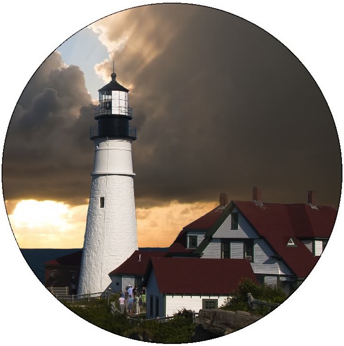 Lighthouse Pinback Buttons and Stickers