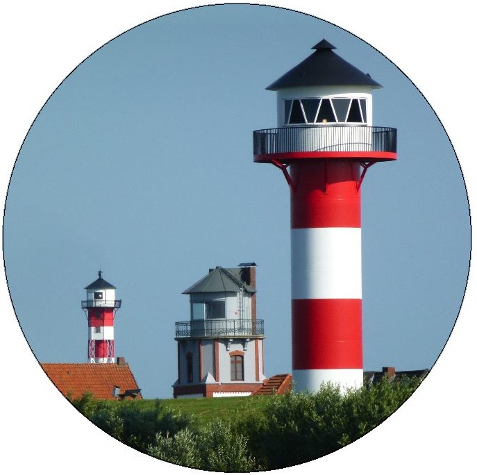 Lighthouse Pinback Buttons and Stickers