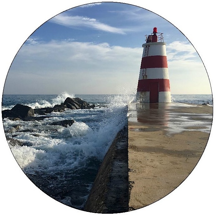 Lighthouse Pinback Buttons and Stickers