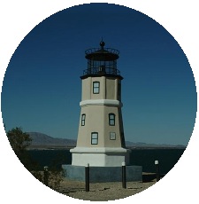 Lighthouse Pinback Buttons and Stickers