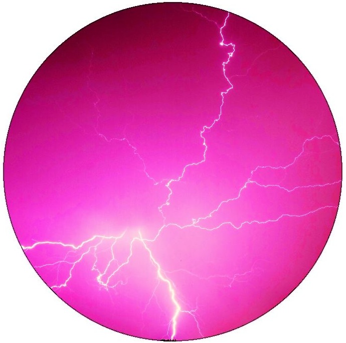 Lightning Pinback Buttons and Stickers