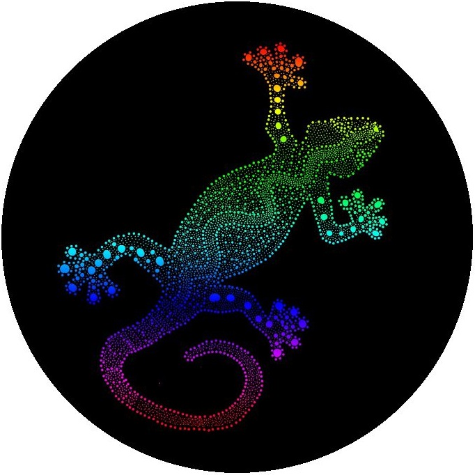 Lizard Pinback Buttons and Stickers